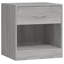 Doraville 1 Drawer Bedside Table-87842792