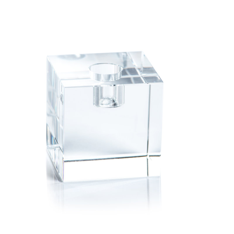 Porte-bougie Romy, Cube, Clair
