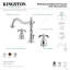 Robinet de salle de bain espacé Kingston-11175268