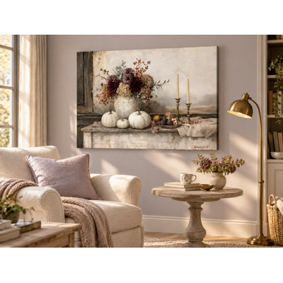 Davaeh " Muted Plum Harvest Console " Graphic Art Print