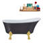 1399.5mm x 680.7mm Freestanding Soaking Acrylic Bathtub-1953010668-1953010647