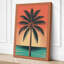 Palm Silhouette Tropical - Wrapped Canvas-1899903832-1899903828