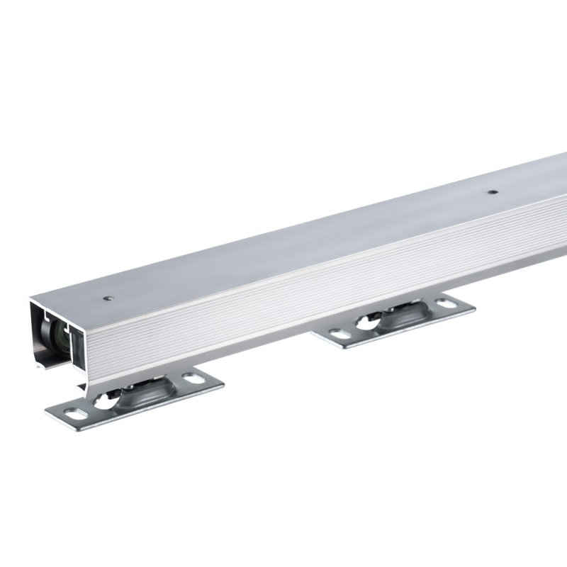 Pocket Door Track Kit Heavy Duty Pocket Door Hardware Track Set 3 Wheels, 152.4cm