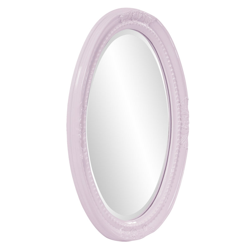 Traditional Beveled Wall and Accent Mirror, Lilac