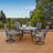 Leonard 4 - Person Patio Dining Set Umbrella Hole Included Round Table