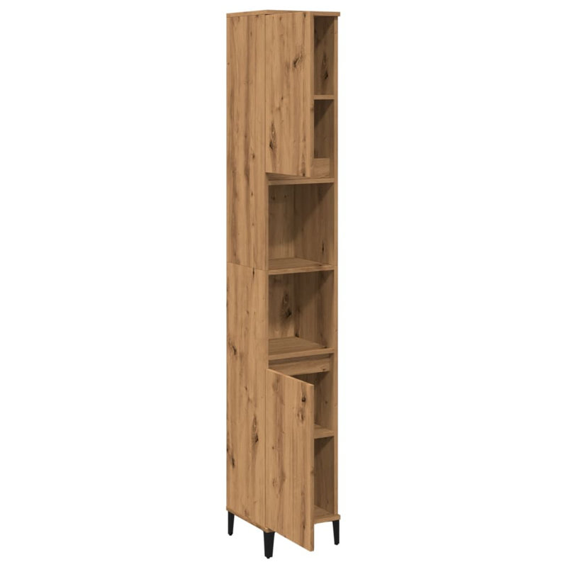 Wapello Bathroom Storage, Artisan Oak