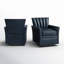 Fauteuil pivotant en cuir Arhianna-780247872