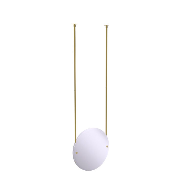 Miroir décoratif biseauté Gober, Laiton non laqué