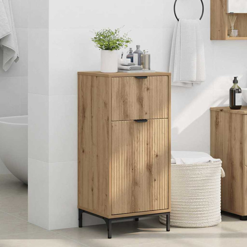 Bathroom Cabinet, Artisan Oak