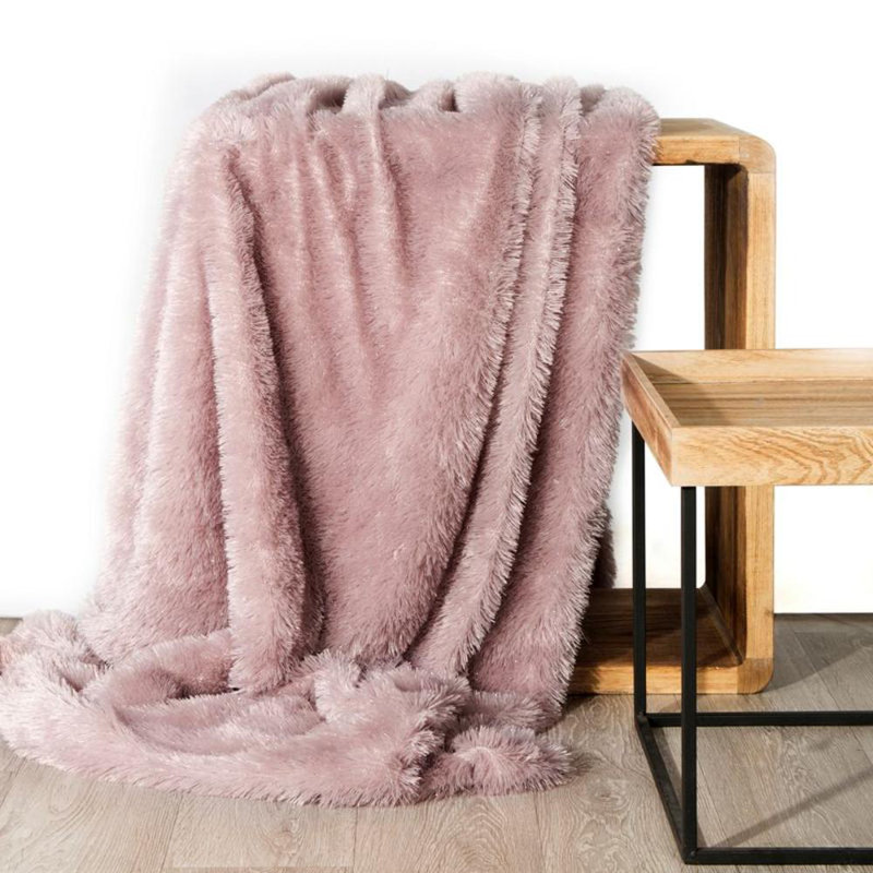 Eurofirany Blanket, Light Pink, W200 x L150cm
