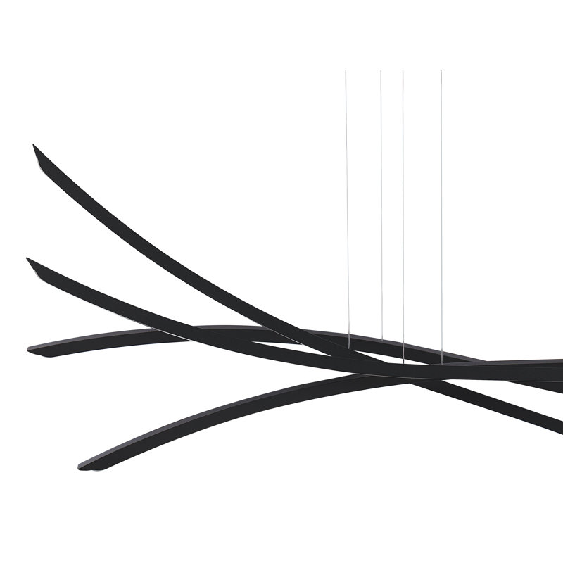 Aariana 4 - Light Black LED Pendant