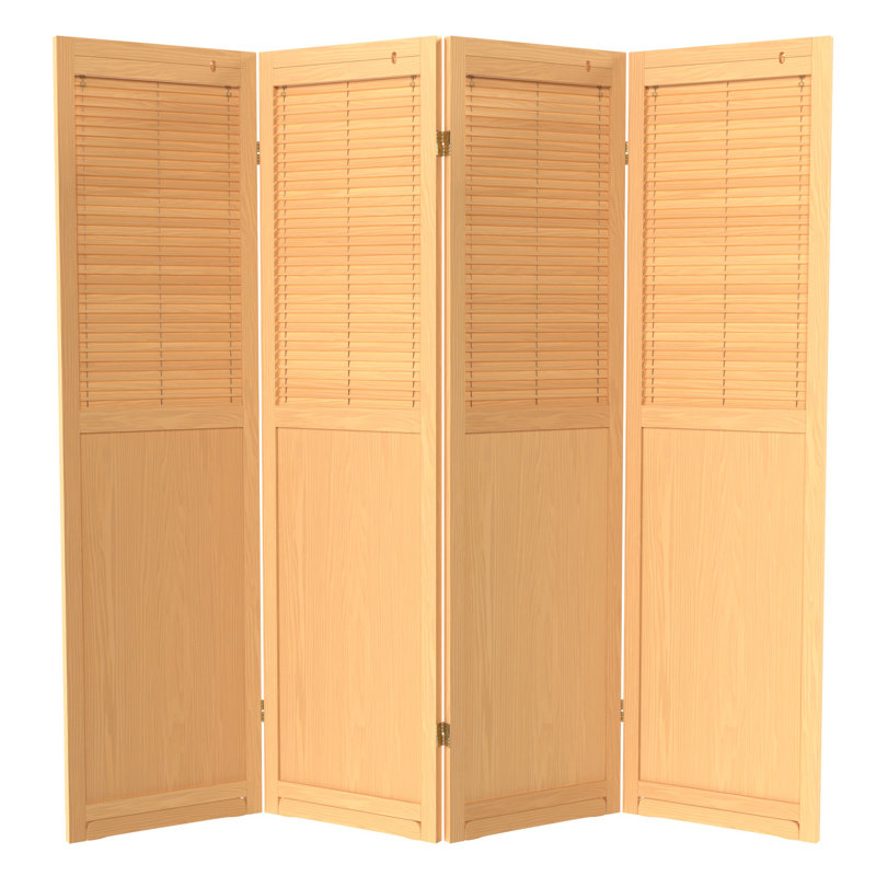 Cloison pliante haute de 6 pi Cayenna, Naturel, 4