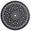 3-Piece All-Weather Cast Aluminum Dining Set, Include 2 Swivel Chairs and 35.43" Round Table With Black Frame