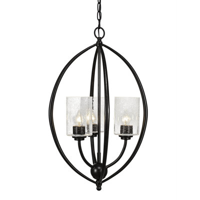 Lustre géométrique unique à 3 lumières Albreda