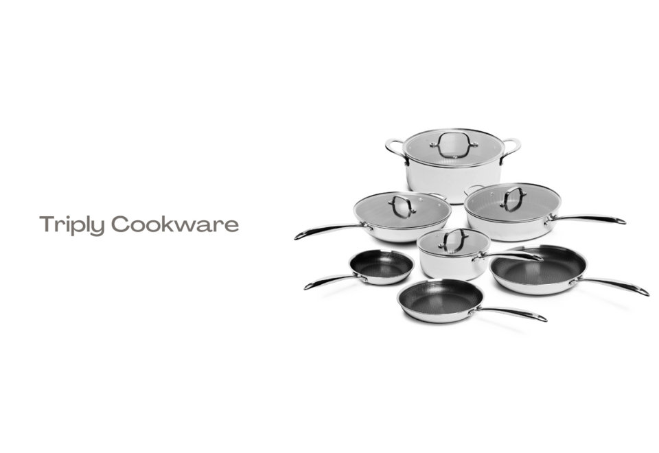 Lexi Home Durable Stainless Steel Tri-ply Cookware