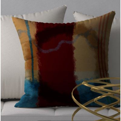 Housse de coussin carrée rétro exaltation