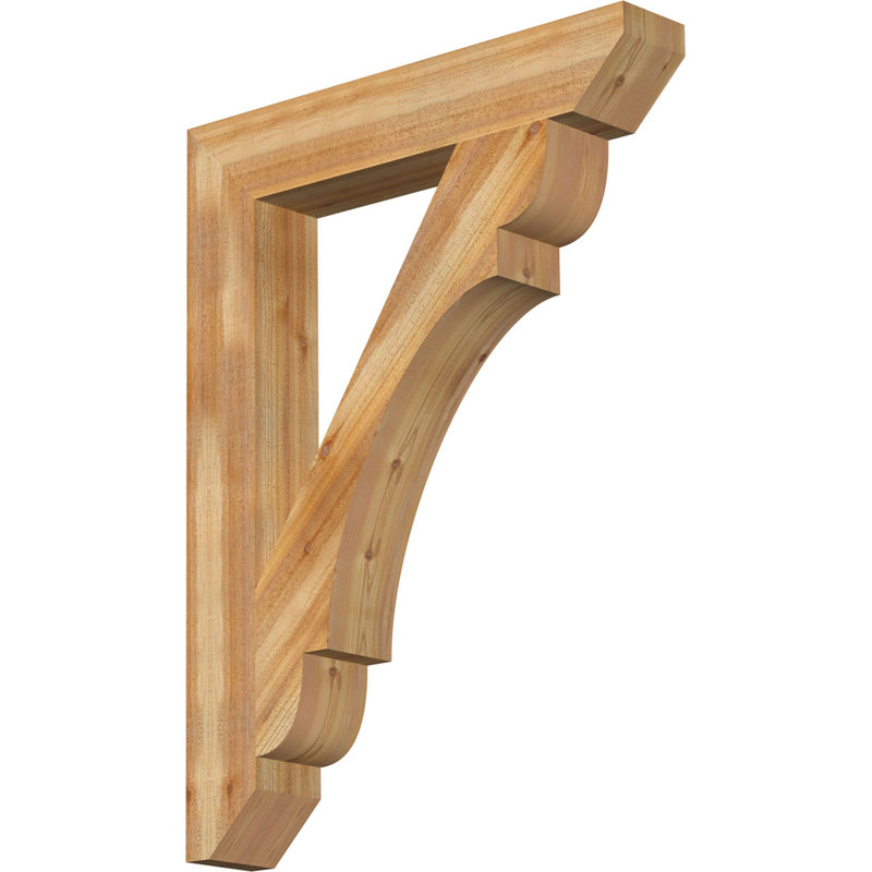 Support de sciage brut à lattes 6 po x P 36 po x H 48 po, Western Red Cedar, Cèdre rouge, H 48 po x l 6 po x P 36 po