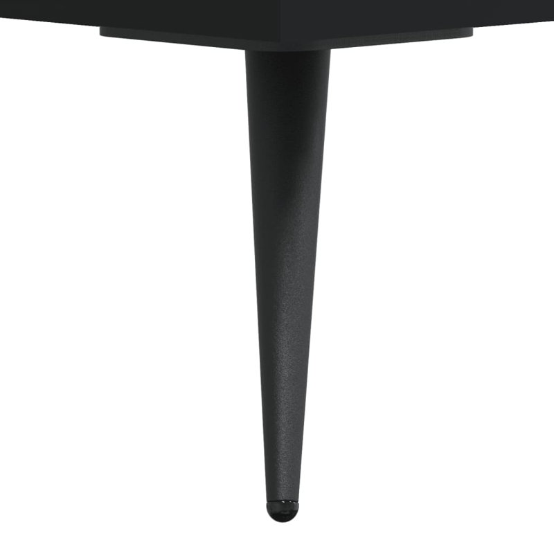 Arnardo 40cm W Manufactured Wood Bedside Table, Black