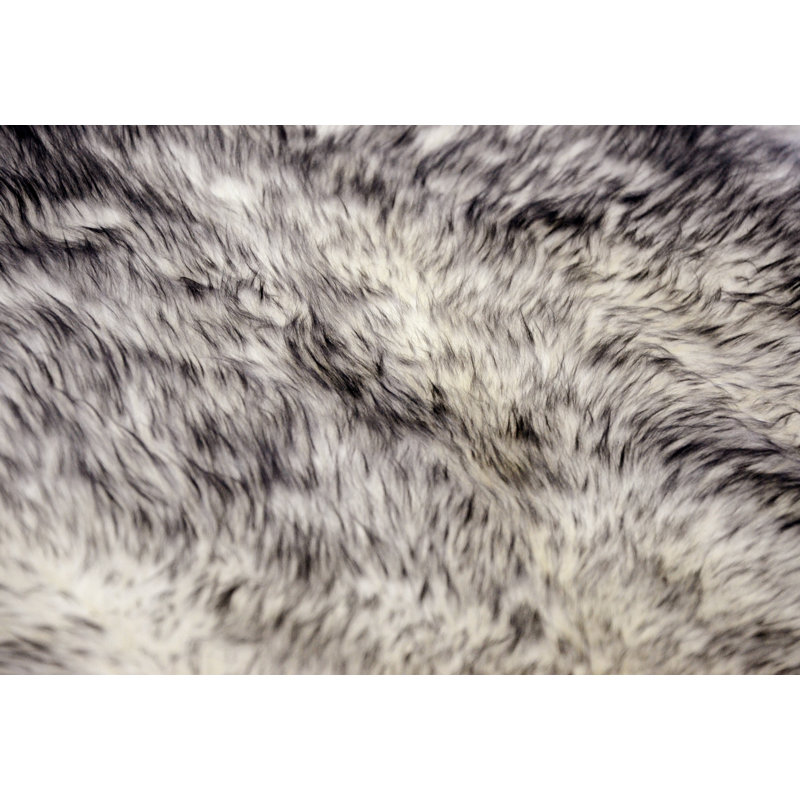 Tapis gris en peau de mouton Chatterton