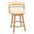 Velvet Gold Finish & Alabaster Cream Leatherette