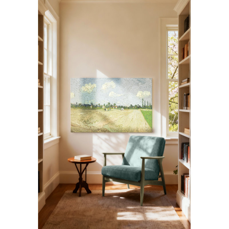 «Ploughed Fields», reproduction sur toile tendue, H 8 po x l 12 po