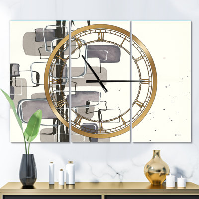 Glam Dancing forme IV - Horloge murale moderne