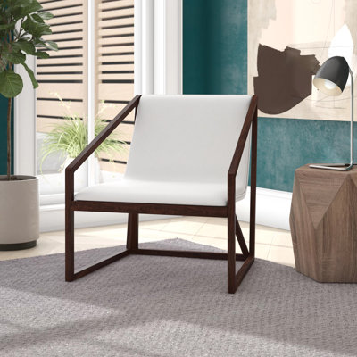 Akiko Faux Leather Accent Chair