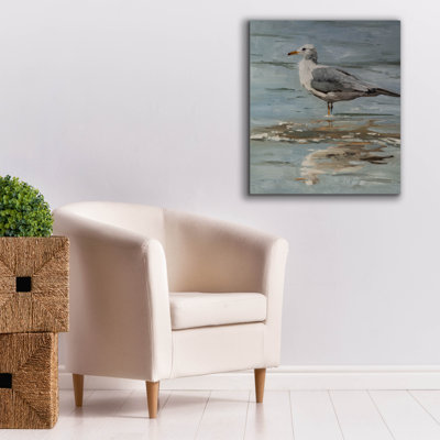 «Debout dans l'eau 4» par Marian Parsons, art mural sur toile, 26 po x 30 po