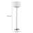 Bovary 62.5'' Silver Traditional Floor Lamp-57748097