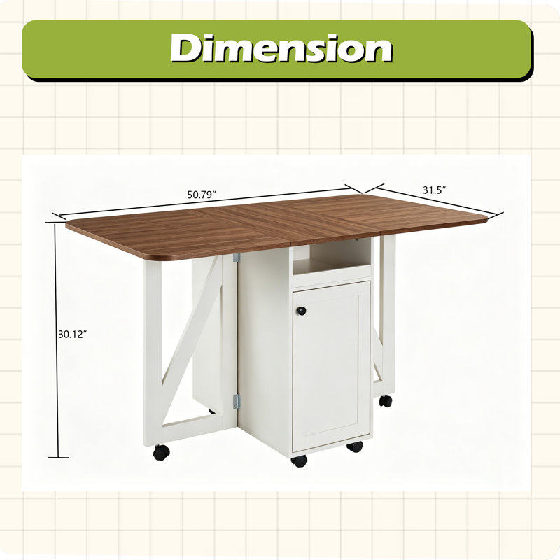 Foldable dining table