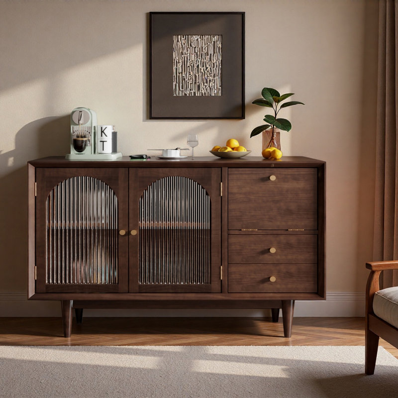 Buffet de meuble de haute qualité, H 33,46 po x l 55,12 po x P 15,75 po