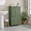 Armoire de rangement de 43,3 po de hauteur, 2 portes et 2 tiroirs avec tablettes réglables-1396771844