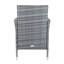 Jeneva 6 - Person Wicker Patio Dining Set with Round Table , Cushions Included-1257549822