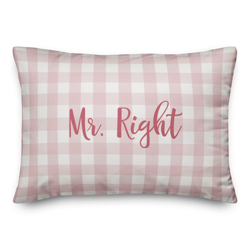  Coussin Mr. Right, Rose