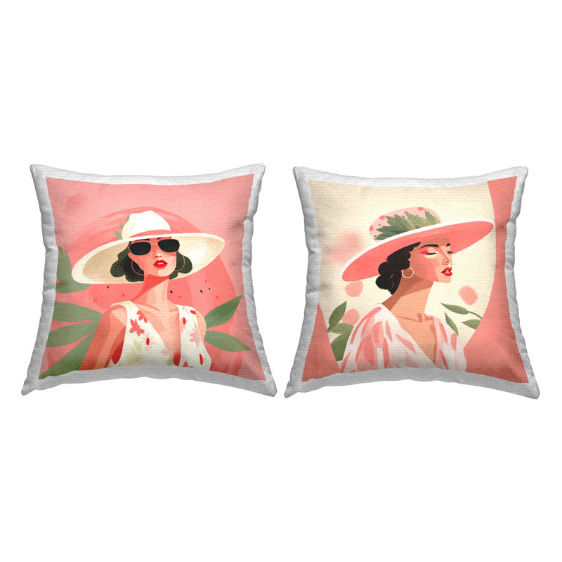 Abstract Outdoor Throw Pillow