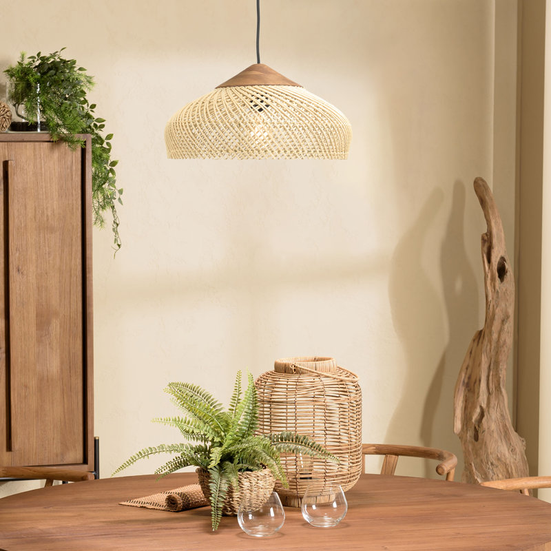 Amania 1 - Light Pendant, 20cm H x 40cm W, Natural