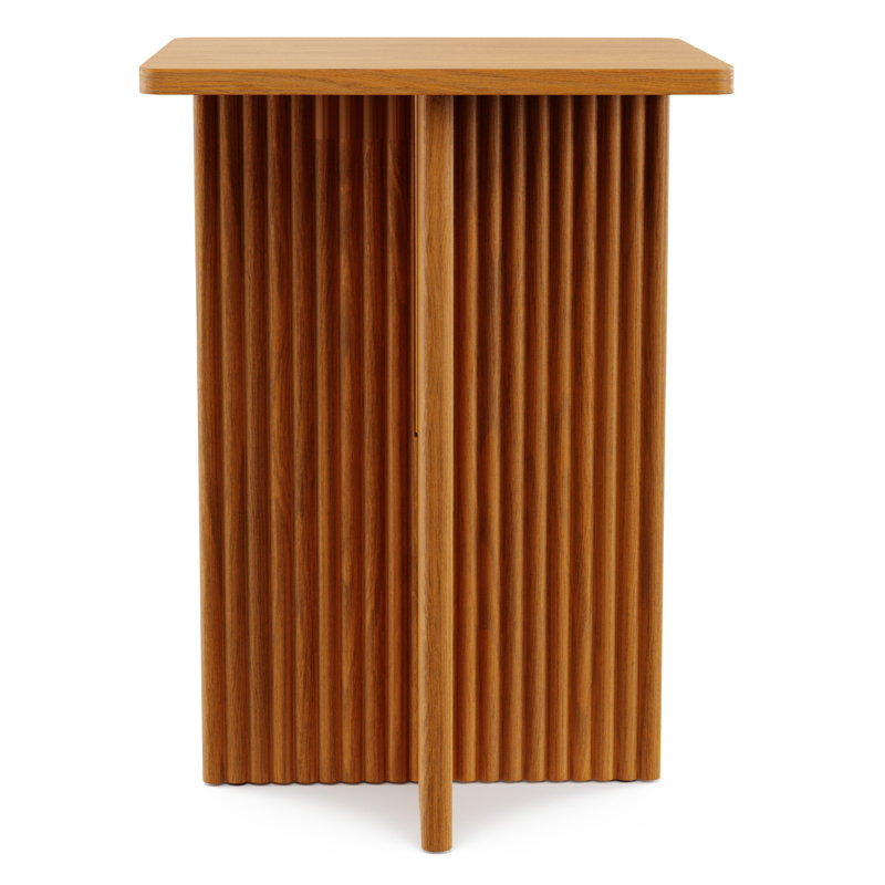 End Table, Medium Oak