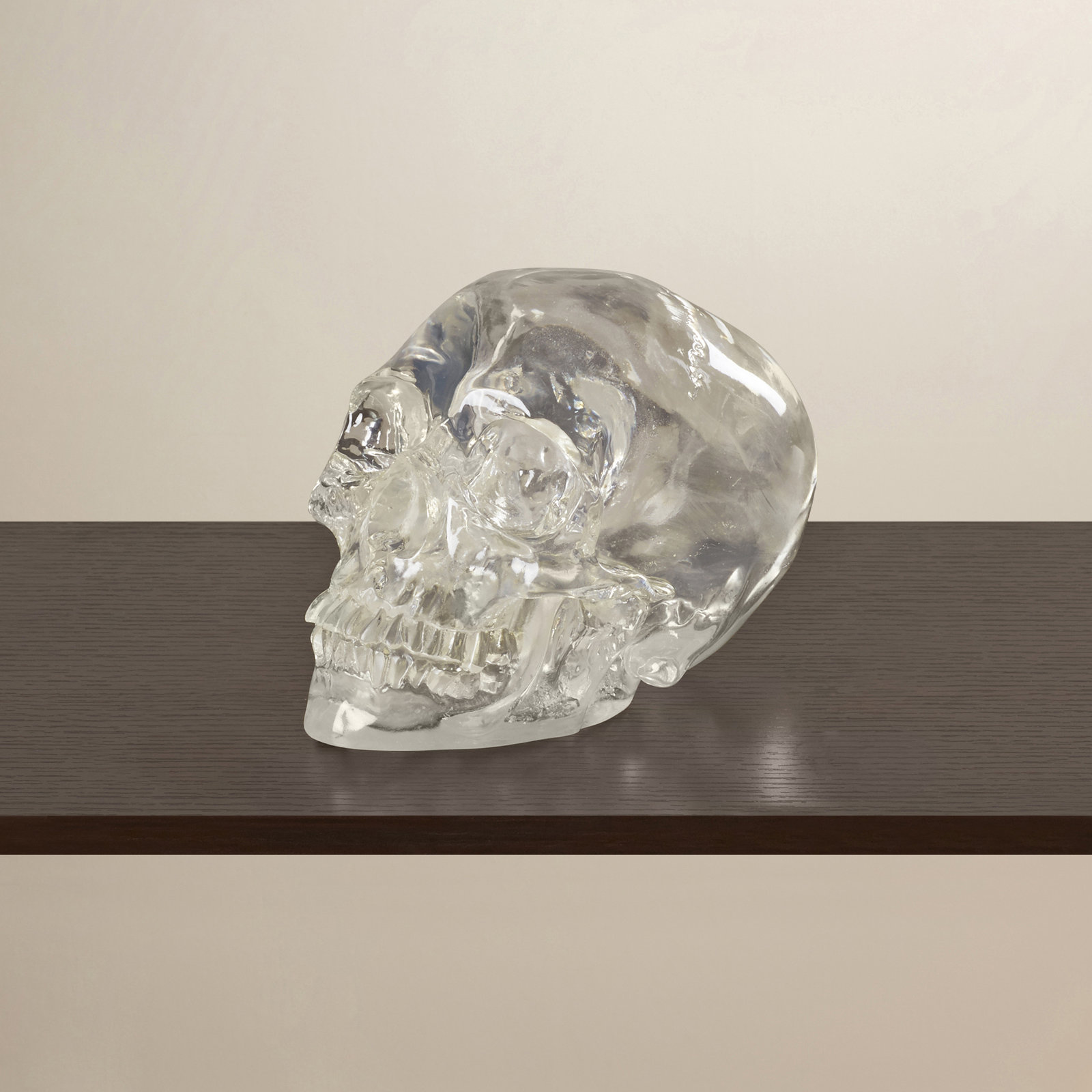 Borrero Faux Crystal Skull Figurine