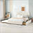 Upholstered Platform Bed with Trundle and Two Drawers-1994741514