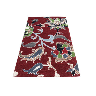Tapis bordeaux Noell