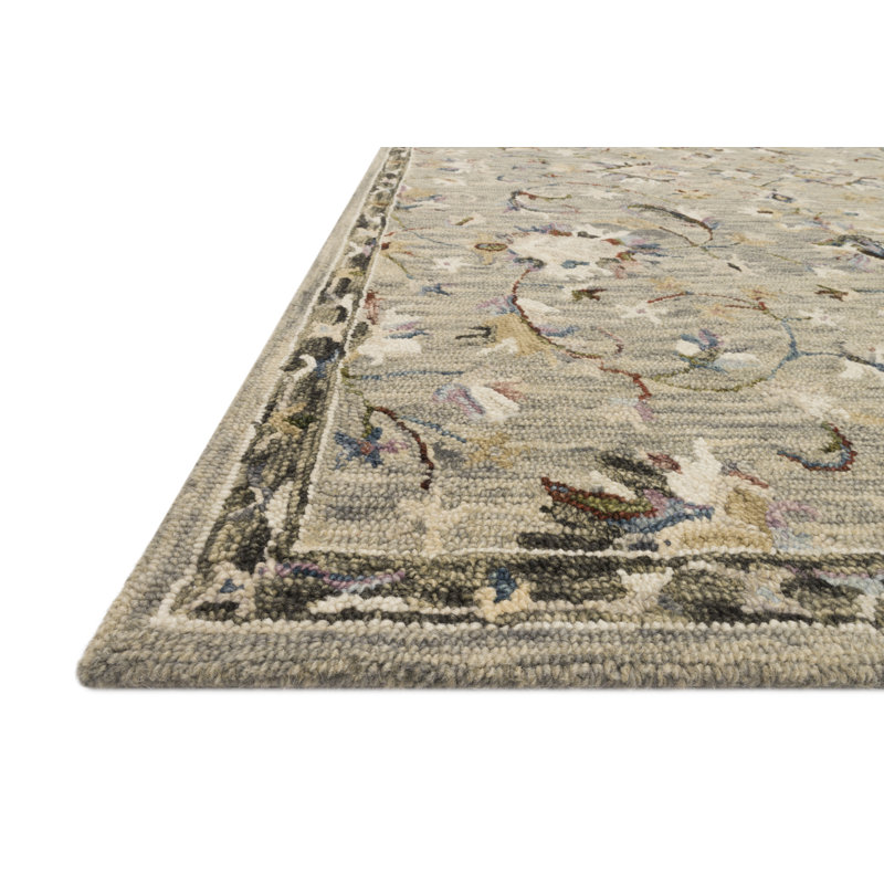 Gabrielo Wool Oriental Indoor Rug, Rectangle 7'9" x 9'9"