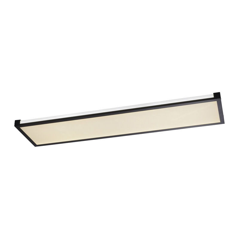 Flush Mounted Ceiling Light Single Flame, 6cm H x 11cm W x 60cm D.
