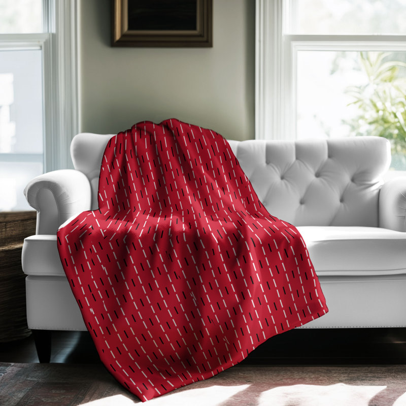 Onyx rouge - couverture Sherpa 1 pièce de qualité supérieure 0150, L 50 po x L 60 po