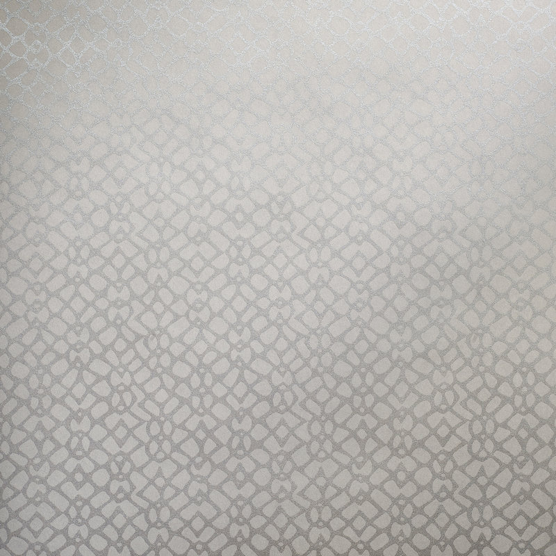 Slow Living Metallic Geometric Motif Wallpaper Roll, Dusty Lilac