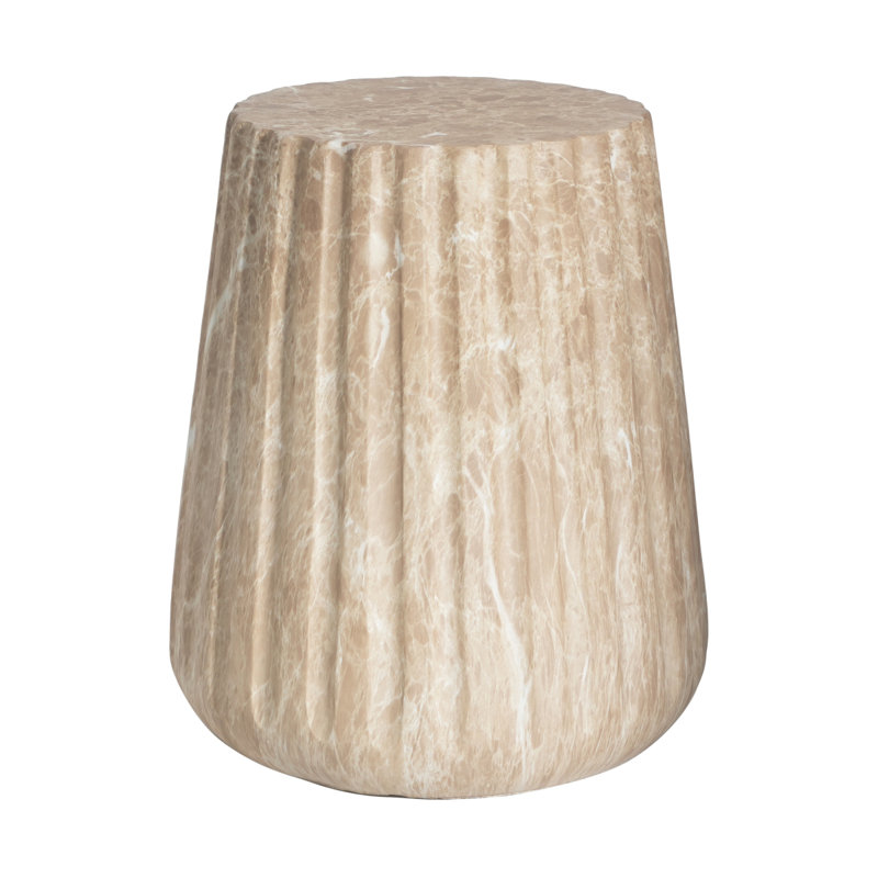Table d'appoint d'extérieur Cleme, Doré