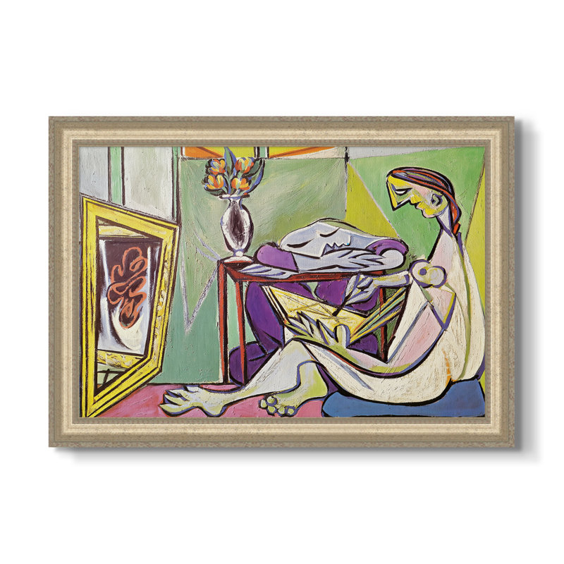 La Muse, 1935 - Pablo Picasso - Toile encadrée sur mesure, Format intérieur 20 po x 28 po, Toile avec cadre