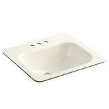 Tahoe Metal Rectangular Undermount Bathroom Sink with Overflow