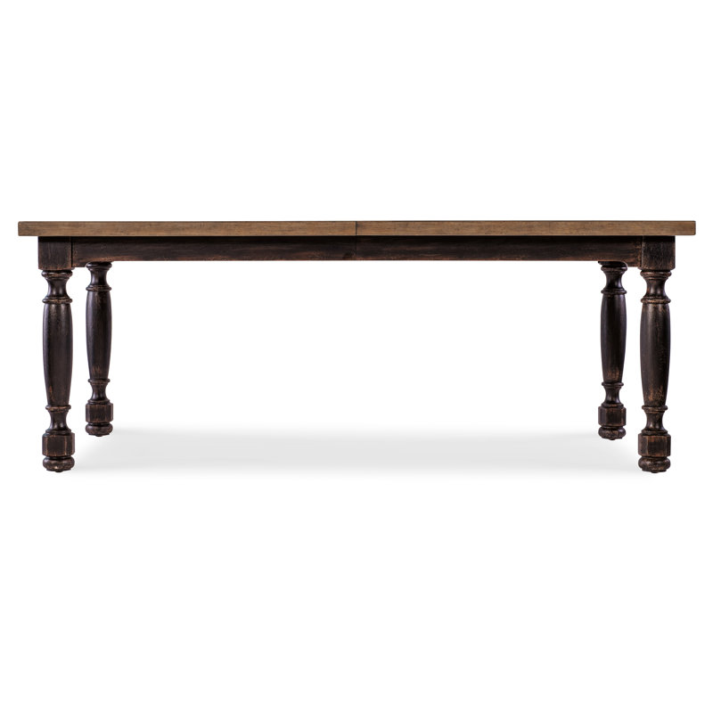 Americana Leg Dining Table with 22" Leaf, Molasses