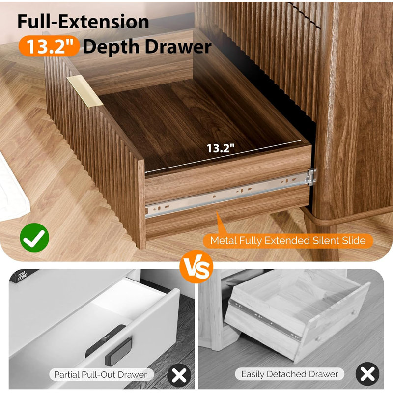 Panneau de densité de panneau de particules à 5 tiroirs P2 5 tons 23,7 po x 15,6 po x 44,9 po Harrietta