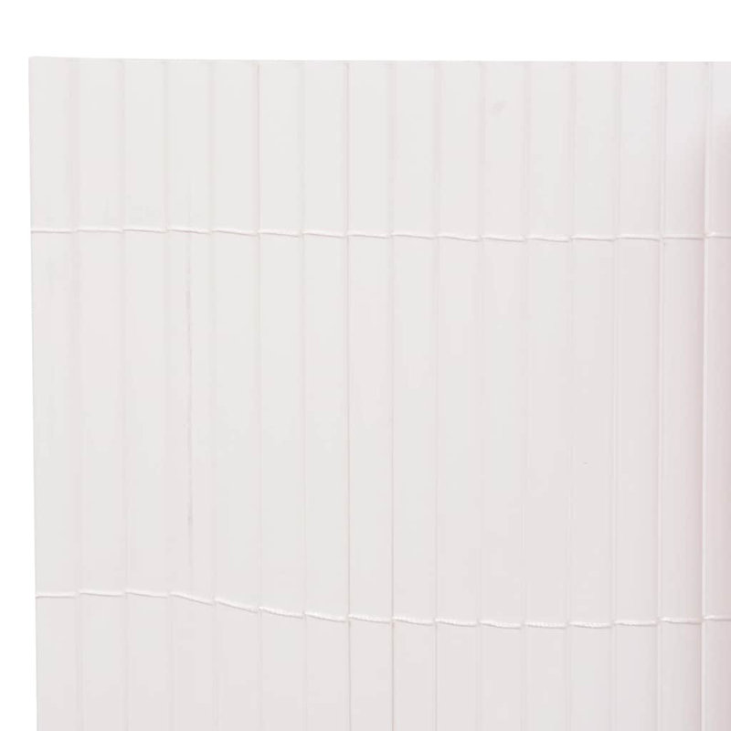 Streicher Double-Sided Garden Fence, White, 90 x 300 cm